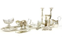 Lot 569 - A large quantity of various silver plated wares