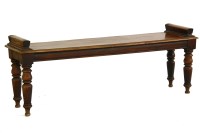 Lot 998 - A Victorian mahogany window seat