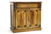 Lot 968 - A George IV mahogany secretaire cabinet