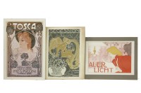 Lot 813 - ‘AUER LICHT’ 
Art Nouveau print