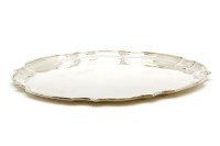 Lot 268 - An English silver salver