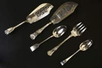 Lot 342 - Two silver fish slices