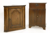 Lot 1153 - An oak bible box