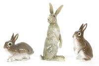 Lot 501 - Three Bing and Grondahl animals