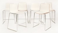 Lot 285 - Six Arper Catifa bar chairs