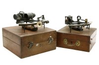Lot 527 - A Husan lacquered brass sextant