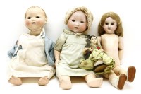 Lot 591 - An Armand Marseille bisque head doll