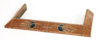 Lot 90 - An Arts and Crafts copper bedroom fender