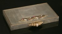 Lot 206 - A French silver