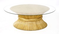 Lot 352 - A bamboo coffee table