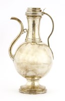Lot 72 - A silver wine ewer