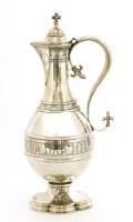 Lot 73 - A silver wine ewer