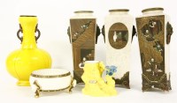 Lot 388 - Three Royal Worcester Japanese vases
