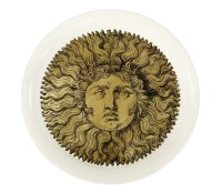Lot 417 - A Fornasetti 'Sole Ricciuto' metal tray