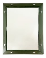 Lot 254 - A smoke glass mirror 'Model 2103'