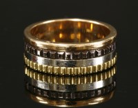 Lot 386 - An 18ct four colour gold Boucheron cattle ring