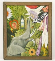 Lot 562 - George Wallace Jardine (1920-2002)
FANTASTICAL STUDY 1972
oil on canvas
50.8cm