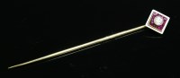 Lot 182 - A French cased Art Deco diamond