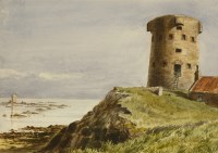 Lot 723 - Eliza Ridley Sandys (late 19th century)
NINE VIEWS OF JERSEY
Each inscribed and dated between October 1882 and July 1883 below image
each 17 x 24cm