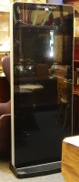Lot 757 - A 55in freestanding slimline digital signage poster screen