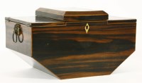 Lot 401 - A Regency coromandel and crossbanded work box