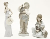 Lot 217 - Three Lladro figures