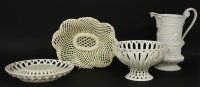 Lot 263 - A pottery dairy bowl