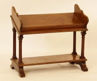Lot 760 - A mahogany book rest