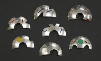 Lot 36 - Seven assorted silver brooches