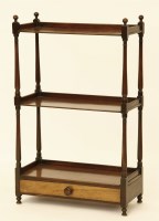 Lot 708 - A small Victorian mahogany whatnot