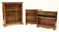 Lot 653 - A reproduction open book case