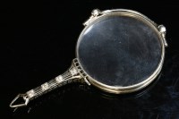 Lot 167 - A pair of Art Deco diamond set lorgnettes