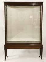 Lot 634 - A 19th century mahogany display cabinet
