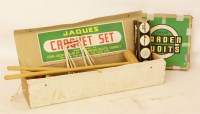 Lot 445 - A Jacques of London lawn croquet set