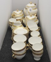 Lot 223 - A Mintons 'Buckingham' pattern part tea and coffee service