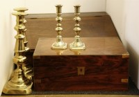 Lot 330 - A Victorian walnut writing box