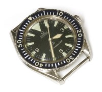 Lot 535 - A gentlemen's stainless steel British military Omega Seamaster 300 'Big Triangle' Royal Navy Divers Automatic wristwatch