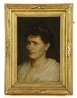 Lot 477A - English School
PORTRAIT OF ...EDEN
Oil on canvas
49 x 33.5cm