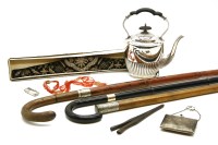 Lot 228A - Three walking sticks