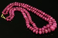 Lot 274 - A two row graduated