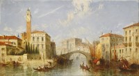 Lot 783 - Miss Jane Vivian (fl.1869-77)
A VENETIAN SCENE
Signed l.l.