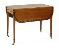 Lot 1061 - A good George III satinwood Pembroke table