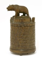 Lot 511 - A Black Forest carved smoker's compendium