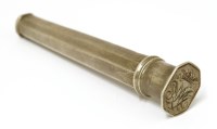 Lot 237 - A Dutch silver bodkin case