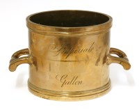 Lot 456 - A bronze standard county measure