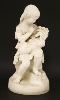Lot 455 - A Copeland Parian group 'Go to Sleep'