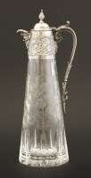 Lot 295 - A modern silver-mounted claret jug