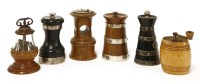 Lot 500 - Six pepper pots