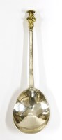 Lot 307 - A silver apostle spoon