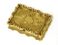 Lot 7 - An 18ct gold vinaigrette
John Yapp and John Woodward